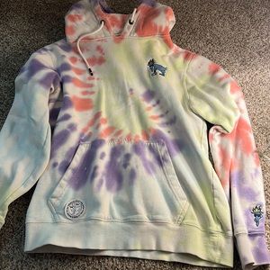 Goat tie die sweatshirt